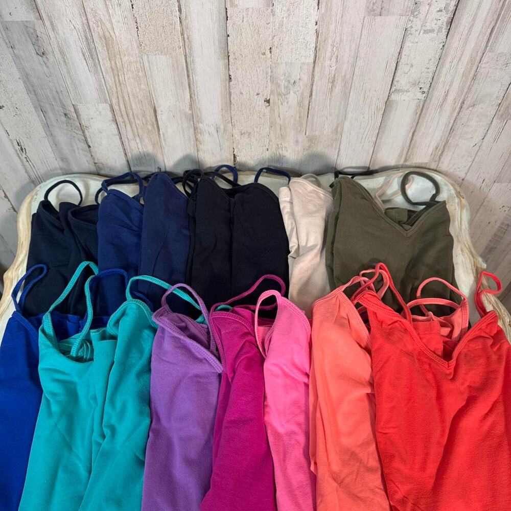 Set of 16 Cami Tank Tops from Old Navy Used LARGE